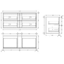 Cali 1200mm Wall Hung Single Vanity